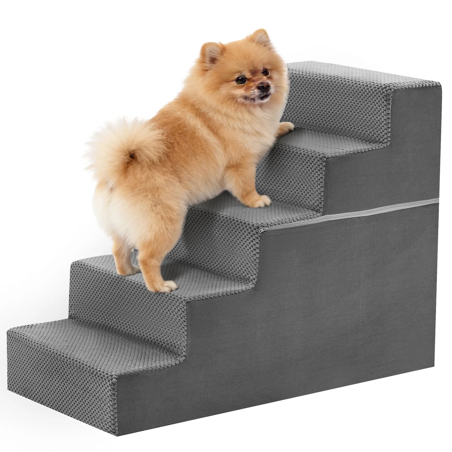 Right Angled Foam Pet Stairs Ramp For Small Dogs Indoor