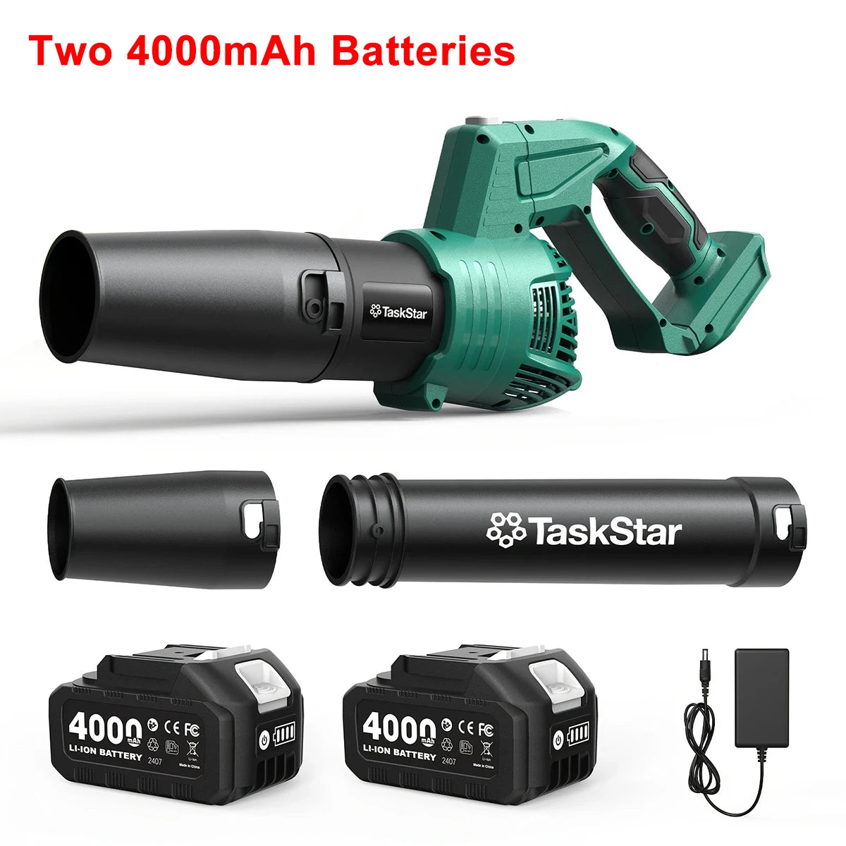 Taskstar 21V Cordless Leaf Blower With Two Batteries And Chager -> Taskstar 21V Cordless Leaf Blower With Two Batteries And Chager.