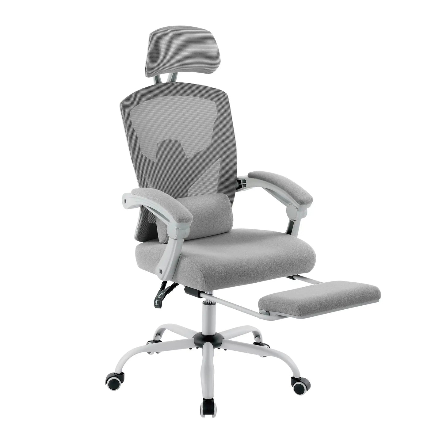 JHK Ergonomic Reclining High Back Mesh Rocking Chair Lumbar Support