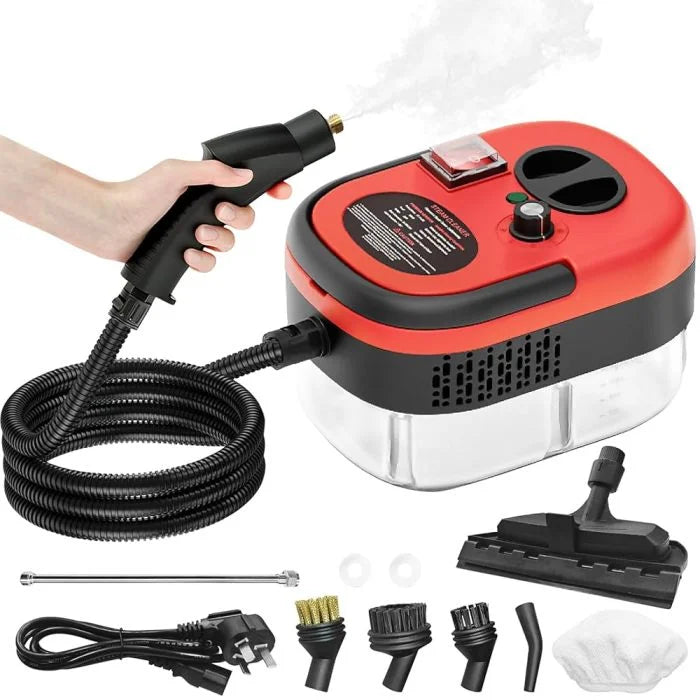 2500W Portable Handheld Steam Cleaner 110V With Multiple Accessories