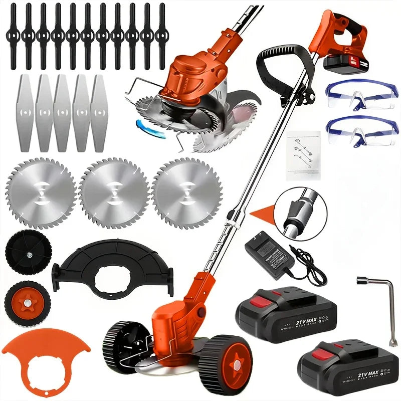 Cordless Lawn Trimmer Edger And Brush Cutter Weed Cutter