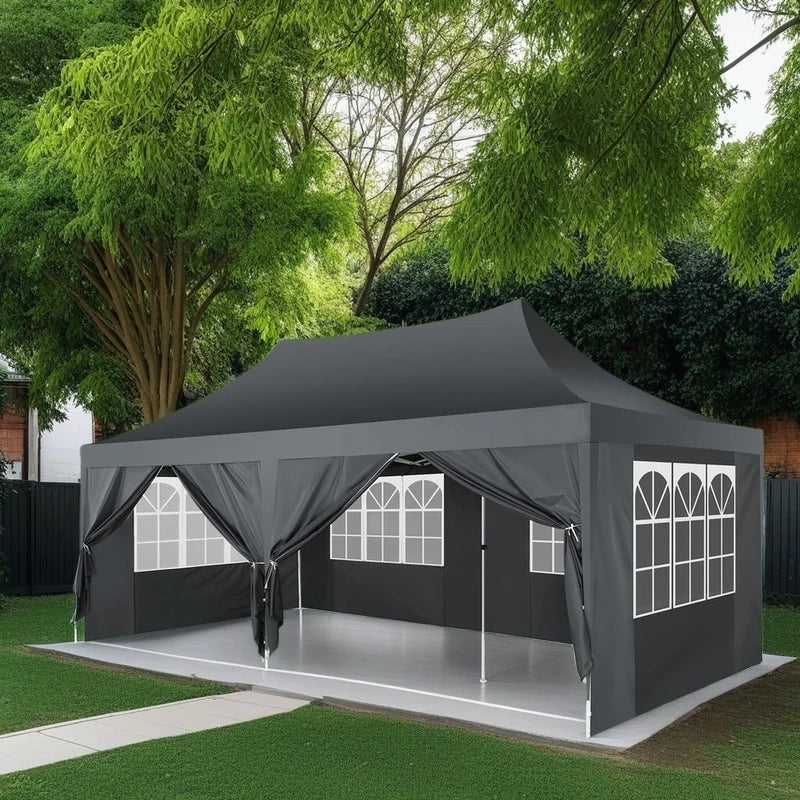 COBIZI Pop Up Canopy Gazebo With Sidewalls UV50 Waterproof Tent