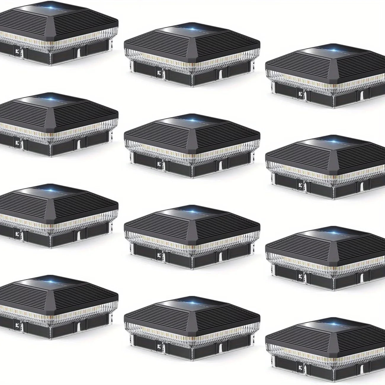 Automatic Solar Post Lights For Outdoor Fences Yards And Decks
