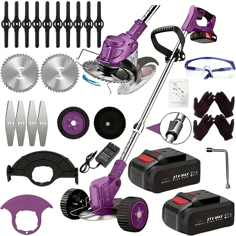 Cordless Lawn Trimmer Edger And Brush Cutter Weed Cutter