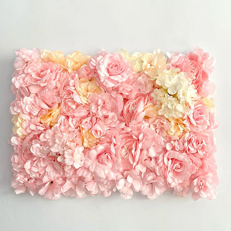 Meihon Artificial Rose Flower Wall Panel Wedding Decor