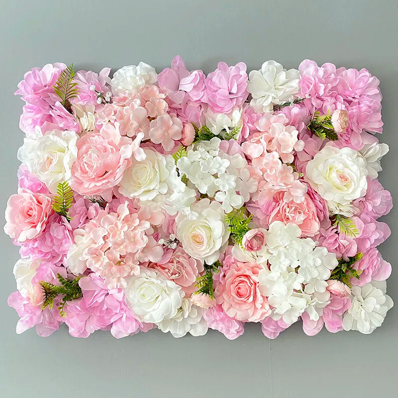 Meihon Artificial Rose Flower Wall Panel Wedding Decor