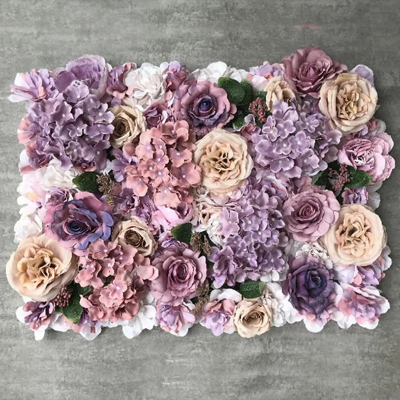 Meihon Artificial Rose Flower Wall Panel Wedding Decor