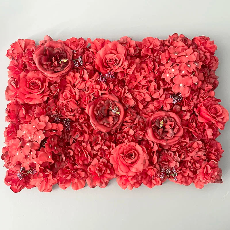 Meihon Artificial Rose Flower Wall Panel Wedding Decor