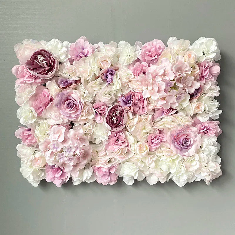 Meihon Artificial Rose Flower Wall Panel Wedding Decor