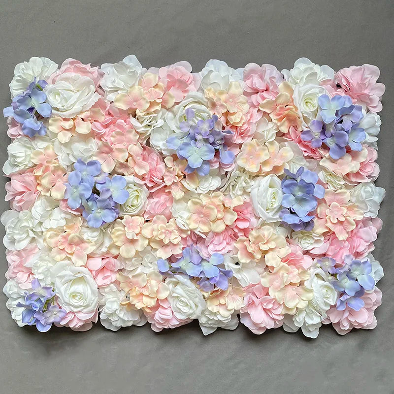 Meihon Artificial Rose Flower Wall Panel Wedding Decor