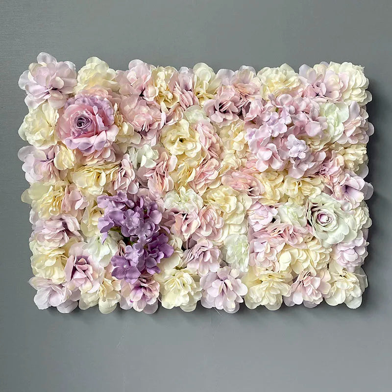 Meihon Artificial Rose Flower Wall Panel Wedding Decor