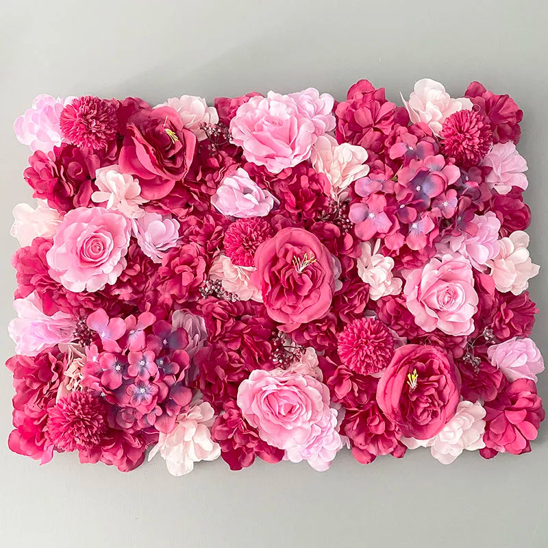 Meihon Artificial Rose Flower Wall Panel Wedding Decor