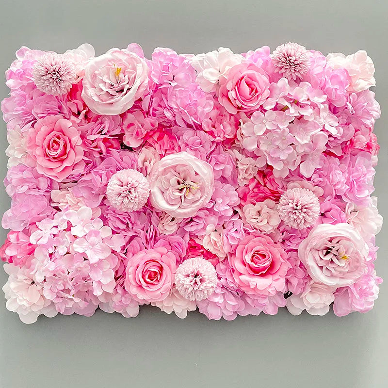 Meihon Artificial Rose Flower Wall Panel Wedding Decor