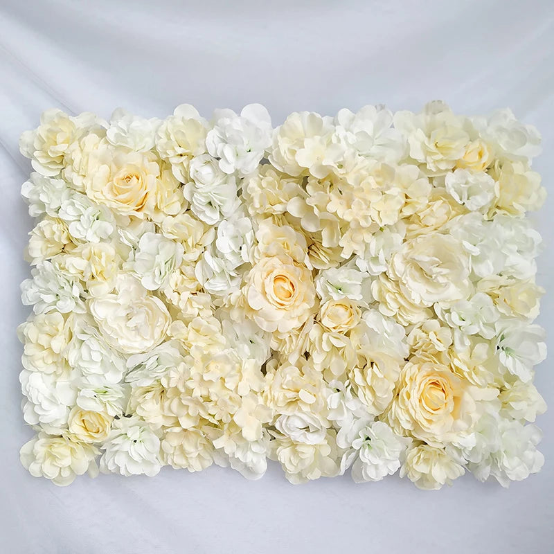 Meihon Artificial Rose Flower Wall Panel Wedding Decor