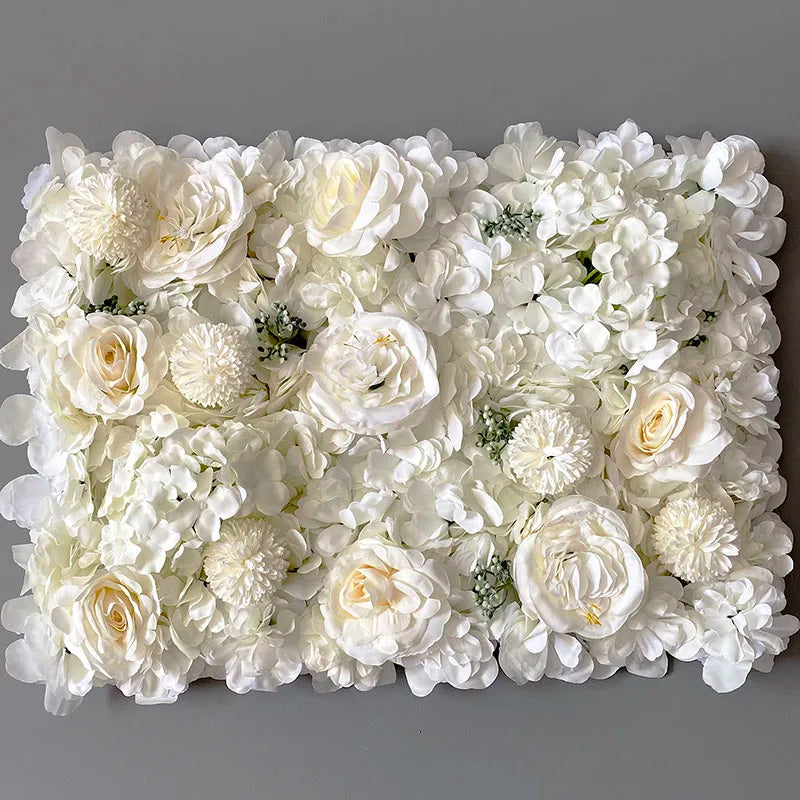 Meihon Artificial Rose Flower Wall Panel Wedding Decor