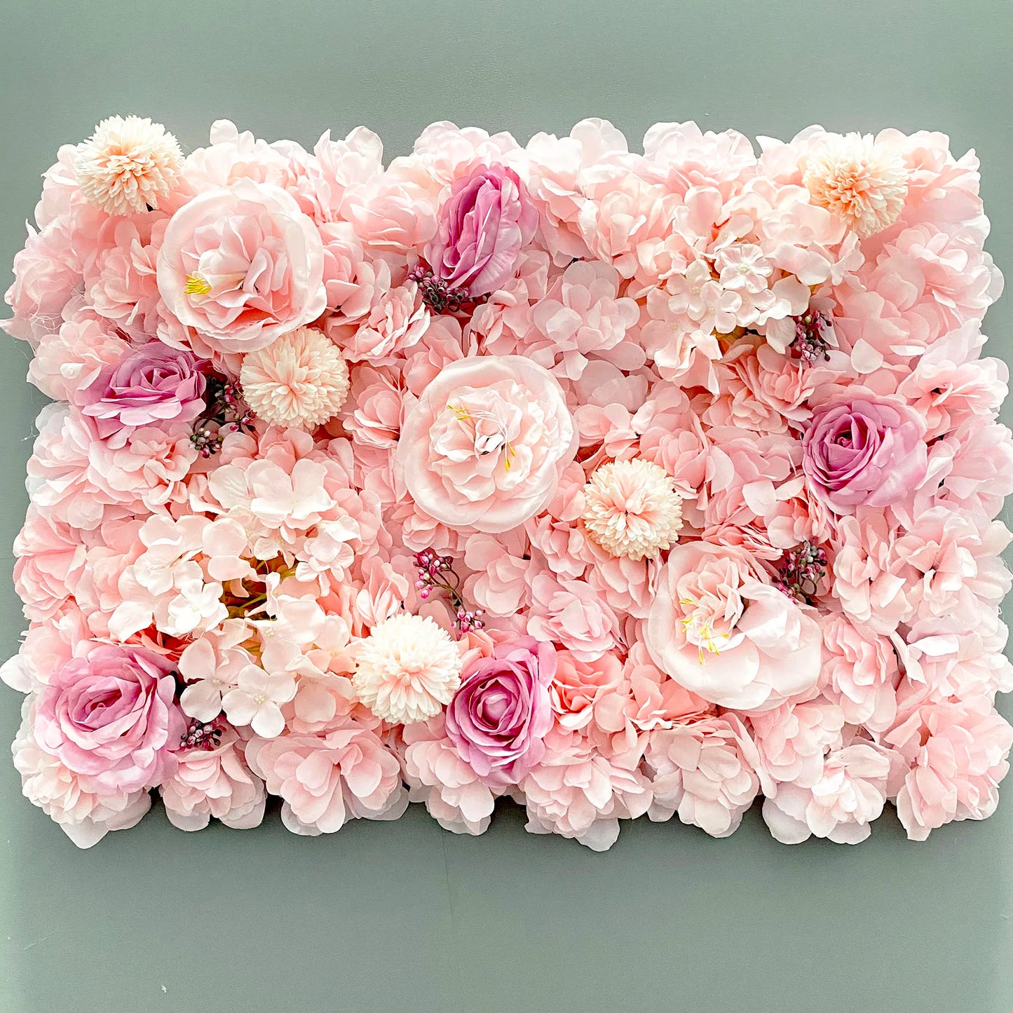 Meihon Artificial Rose Flower Wall Panel Wedding Decor