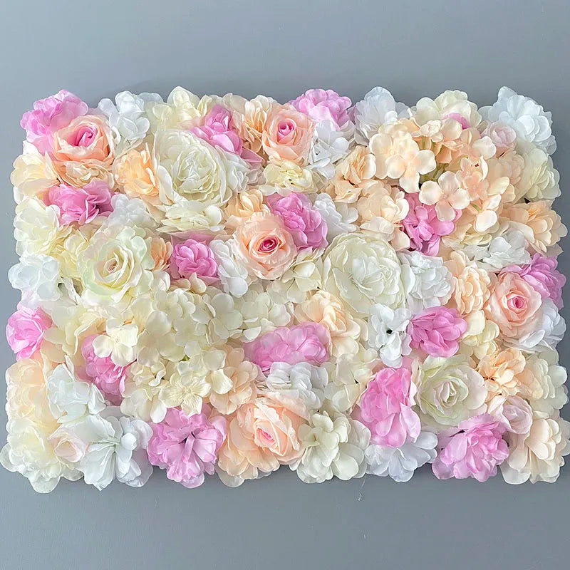 Meihon Artificial Rose Flower Wall Panel Wedding Decor