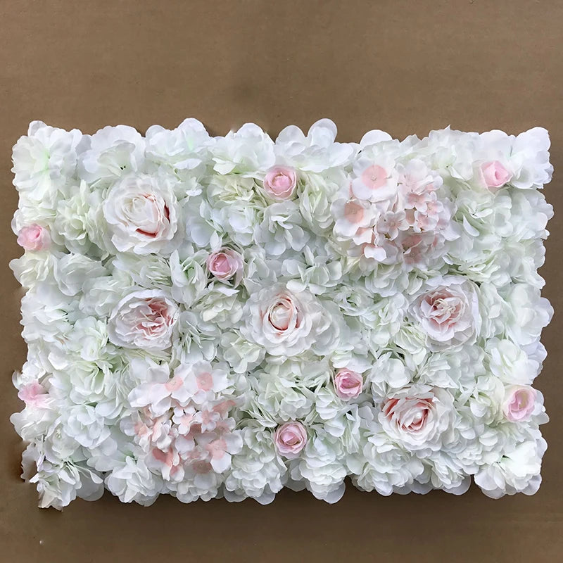Meihon Artificial Rose Flower Wall Panel Wedding Decor