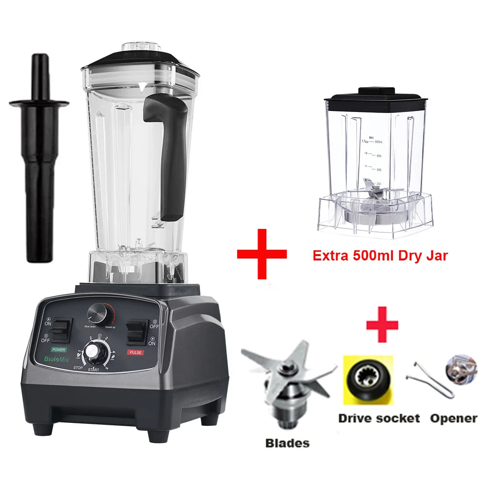 BioloMix Heavy Duty Commercial Grade Timer Blender Mixer Processor