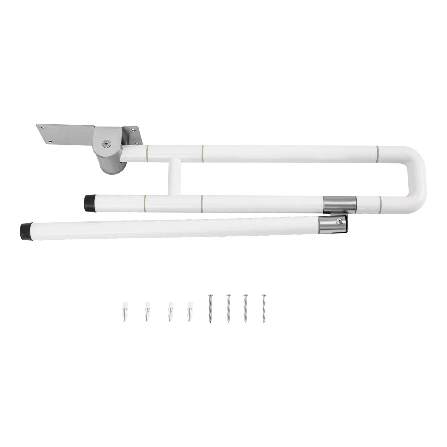 Durable Metal Toilet Grab Bar With Foldable Design For Safety