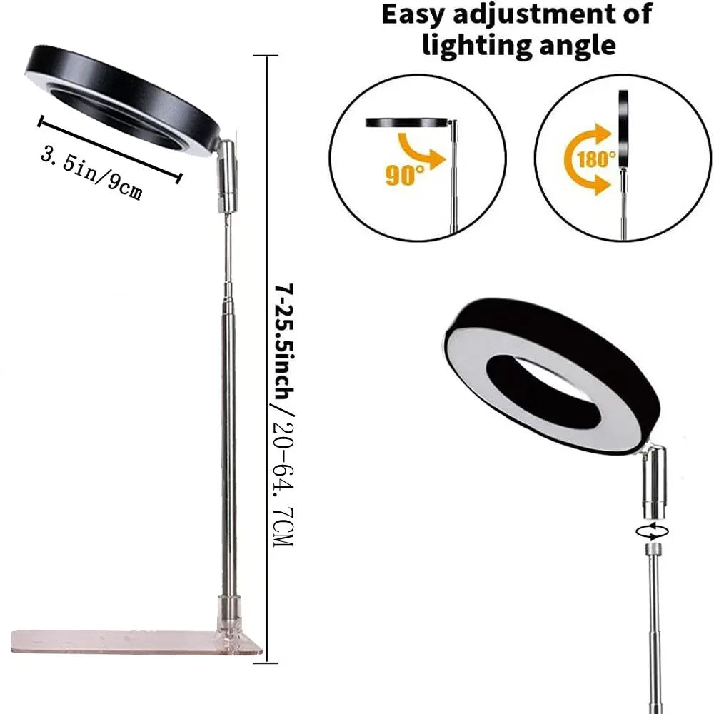 Indoor Full Spectrum LED Plant Growth Lights With Retractable Base