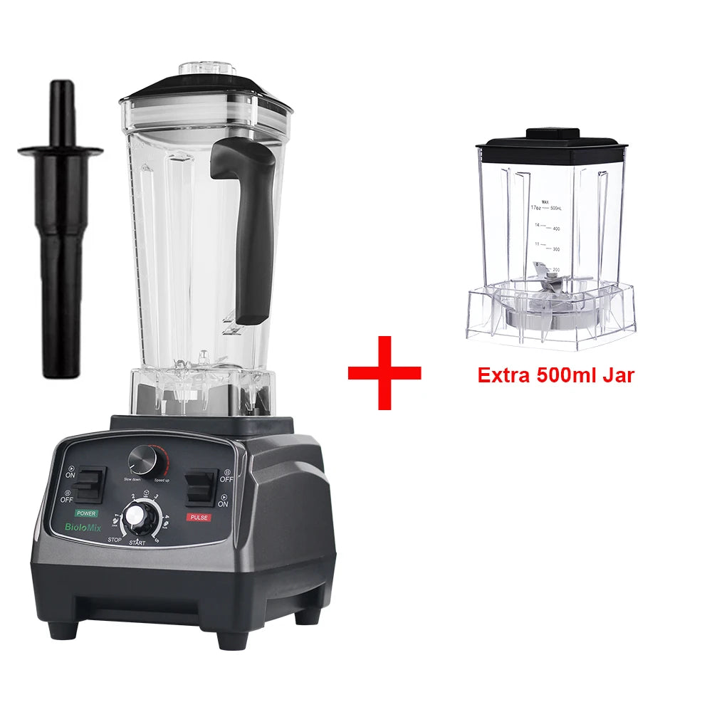 BioloMix Heavy Duty Commercial Grade Timer Blender Mixer Processor