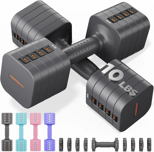 FED Fitness FEIERDUN 5-in-1 Adjustable Dumbbells Set For Home Gym