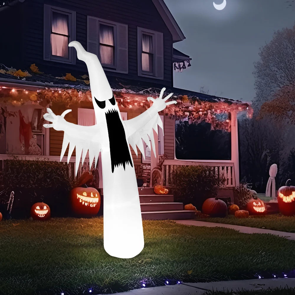 Joyfy Halloween Inflatable Ghost Yard Decor With LED Lights