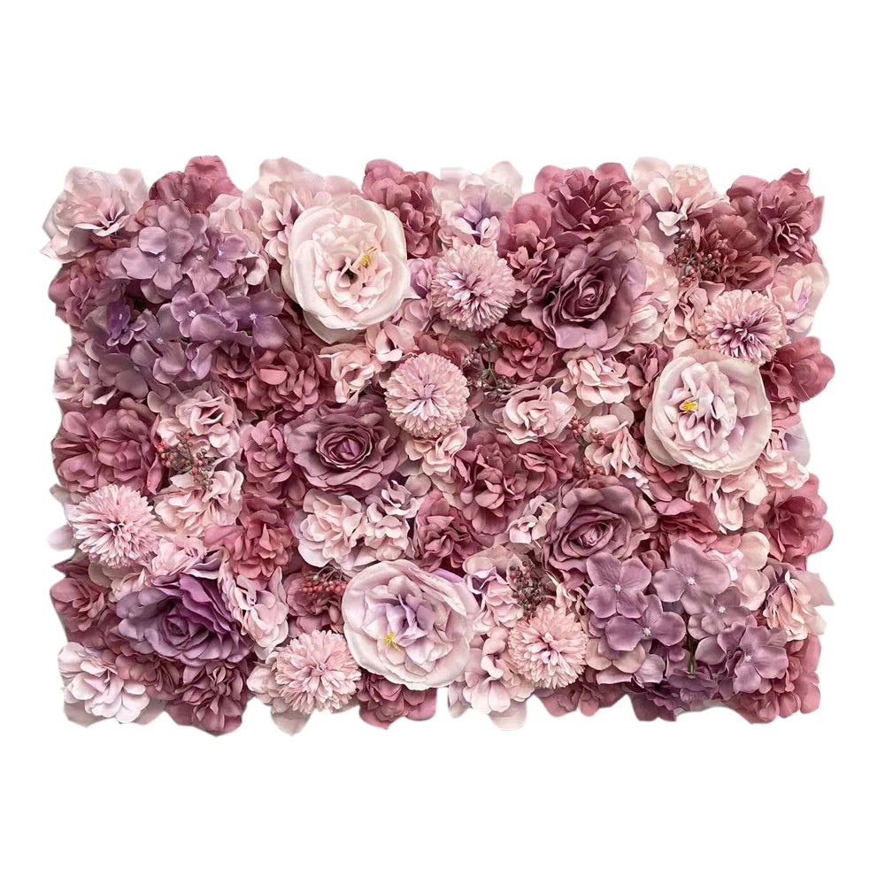 Meihon Artificial Rose Flower Wall Panel Wedding Decor