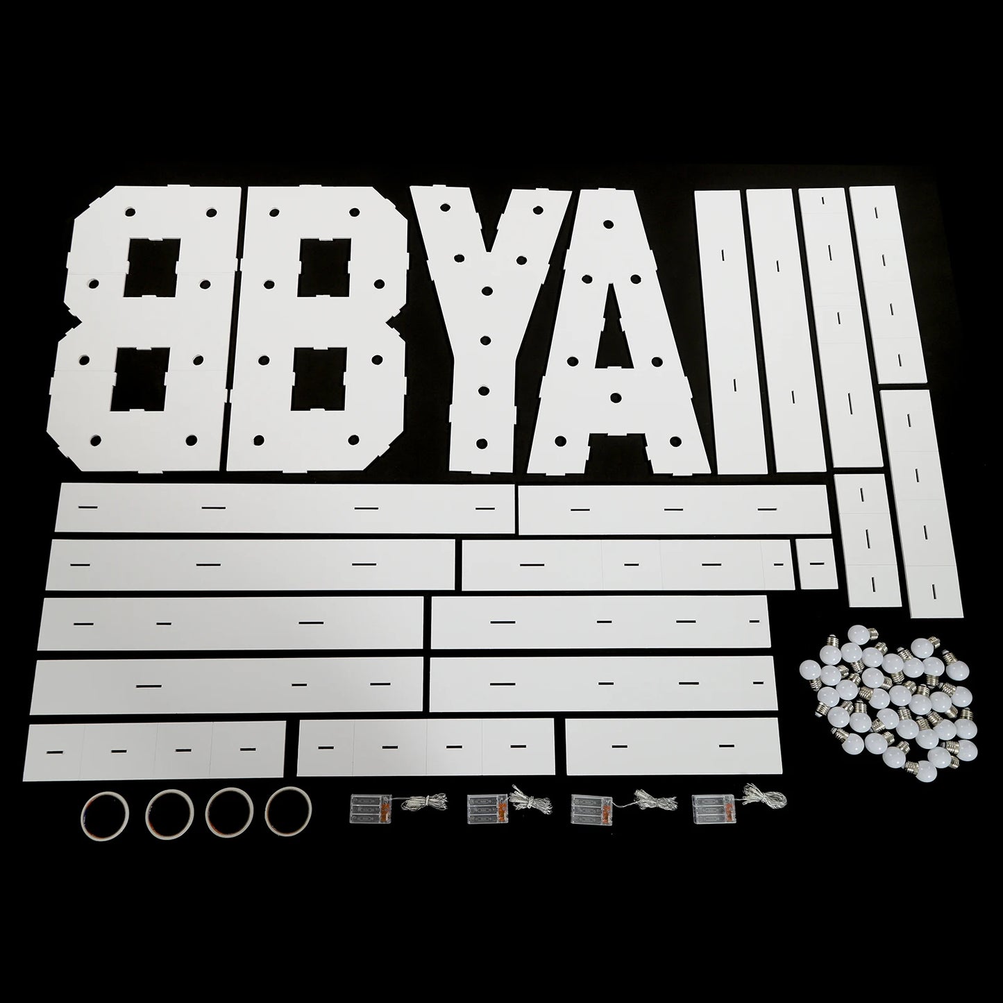 Light Up Letter Lights LED Alphabet Decor For Baby Showers