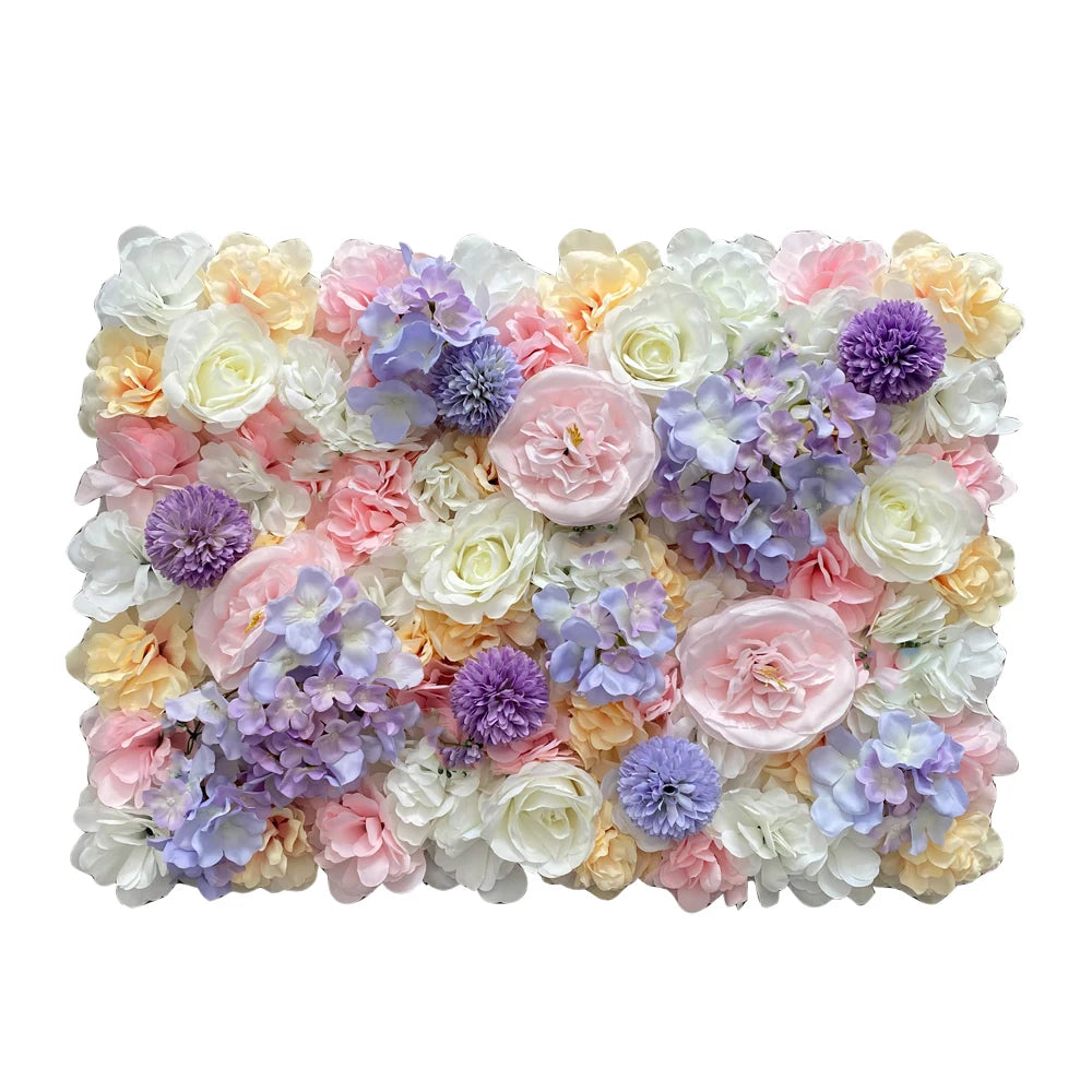 Meihon Artificial Rose Flower Wall Panel Wedding Decor