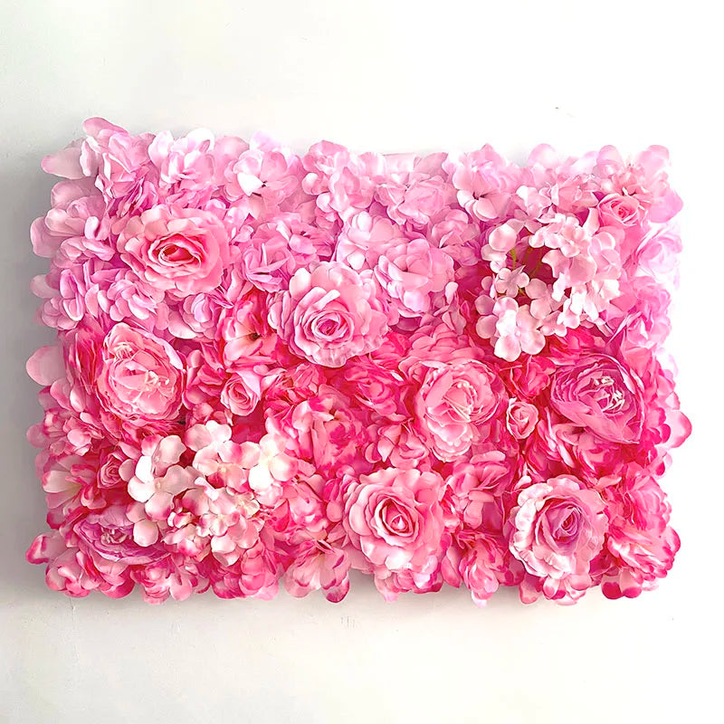 Meihon Artificial Rose Flower Wall Panel Wedding Decor