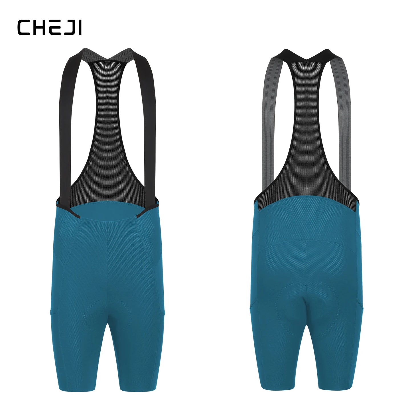 Cheji Men's Cycling Bib Shorts Seamless Quick-Drying Comfort