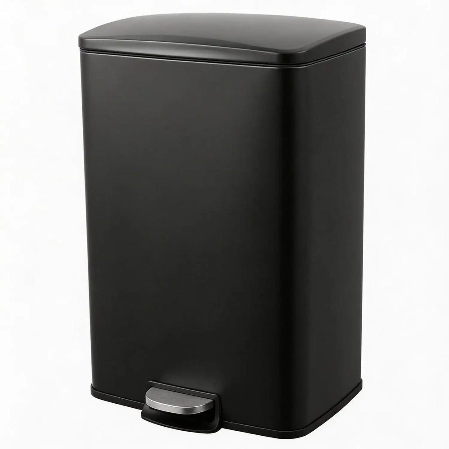 HiMISS Fingerprint Proof Stainless Steel Quiet Pedal Bin