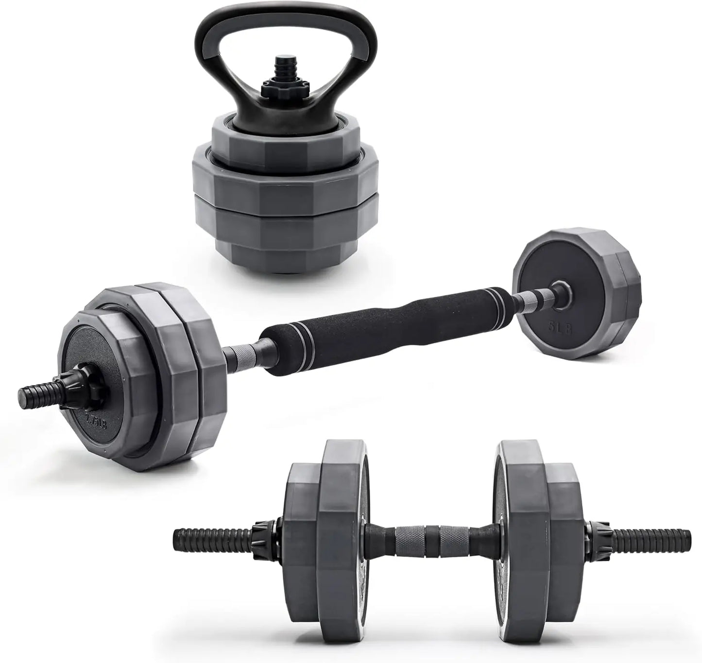 Barbell Multiuse Adjustable Weight Set For FullBody Workouts