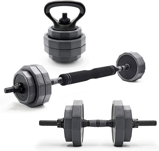 Barbell Multiuse Adjustable Weight Set For FullBody Workouts