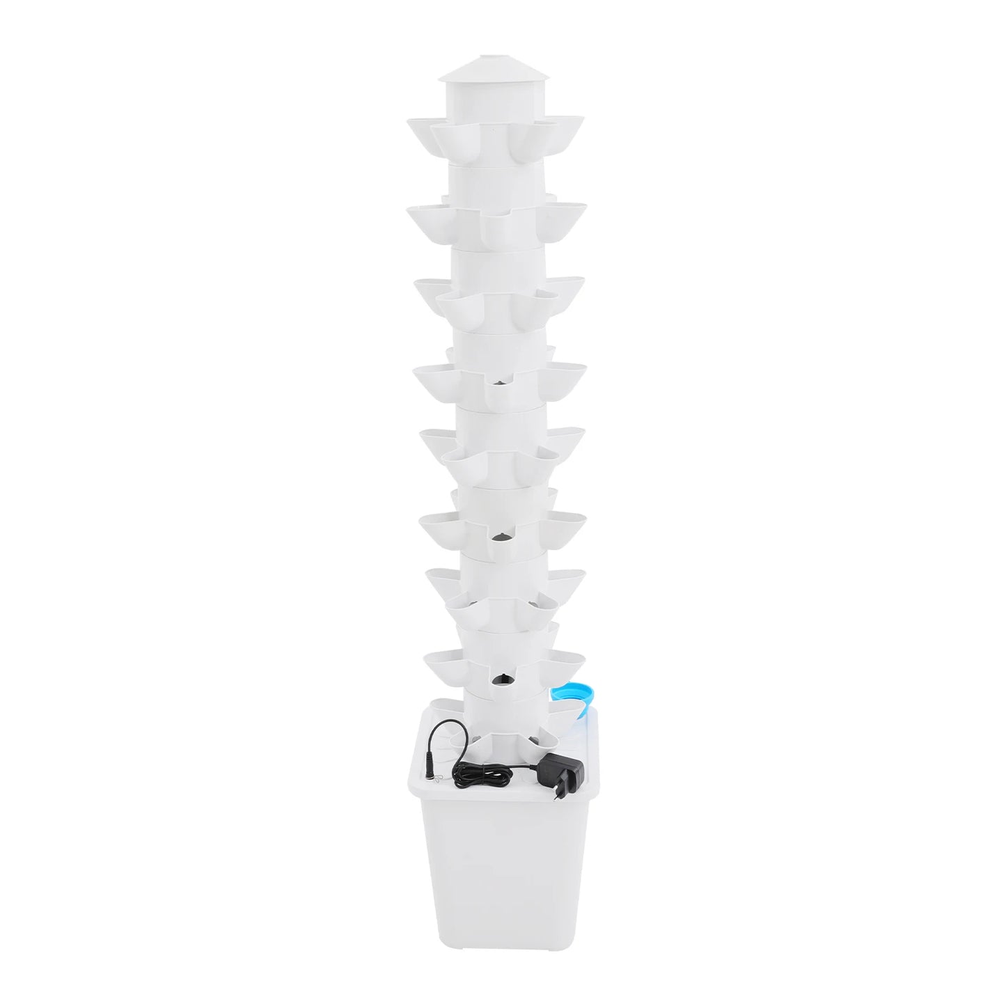 45-Holes Hydroponic Garden Vertical Tower For Balcony And Greenhouse
