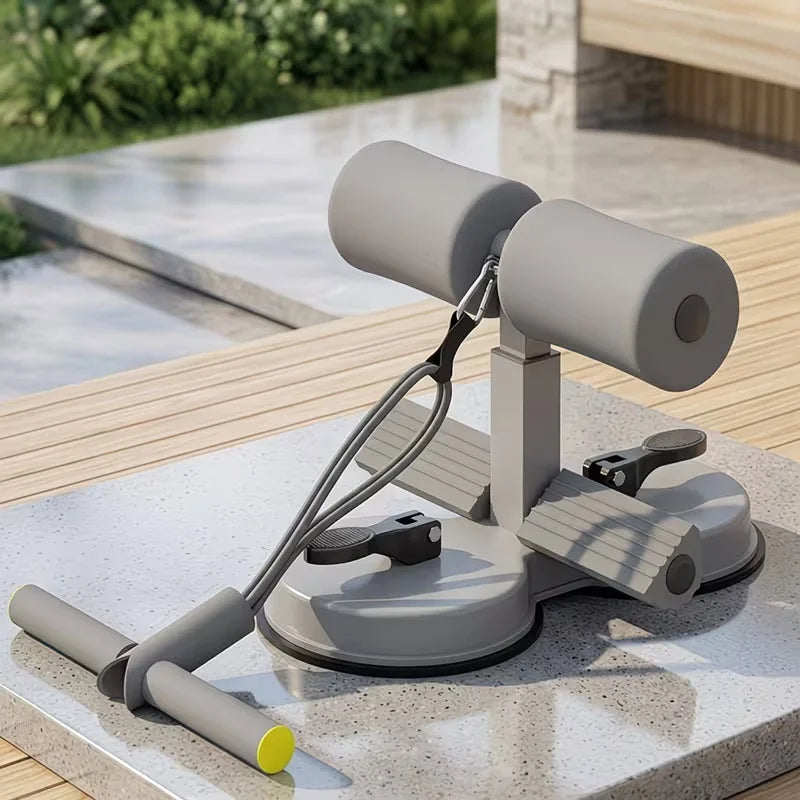 Sit Up Machine With Suction Cups And Resistance Bands
