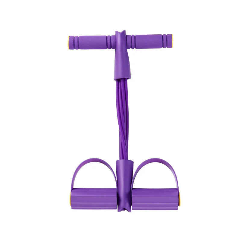 Natural Rubber Pedal Resistance Bands With Handles Set