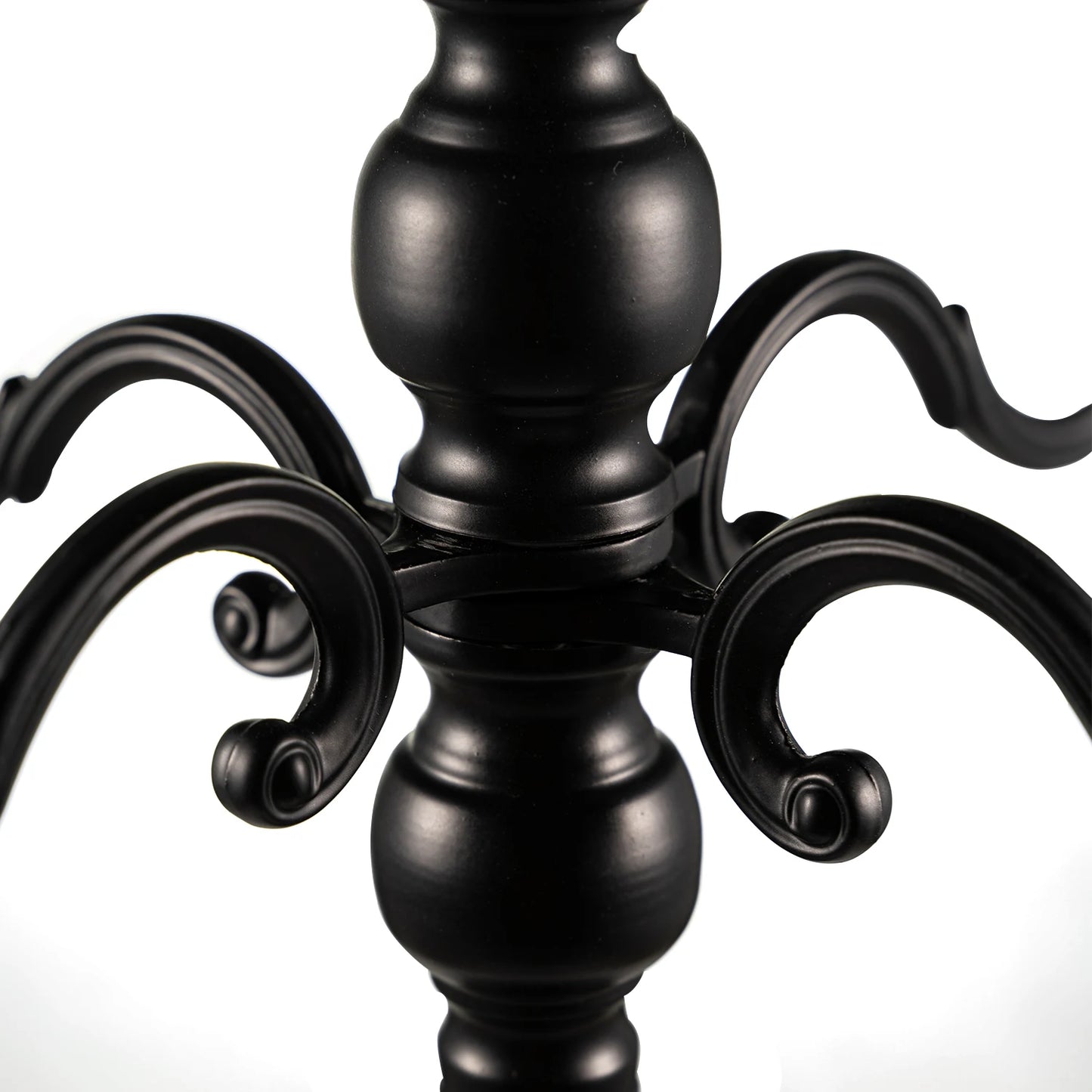 VINCIGANT 4 Pack Metal Five Arm Candelabra For Taper Candles