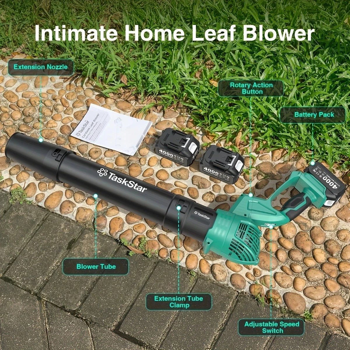 Taskstar 21V Cordless Leaf Blower With Two Batteries And Chager -> Taskstar 21V Cordless Leaf Blower With Two Batteries And Chager.
