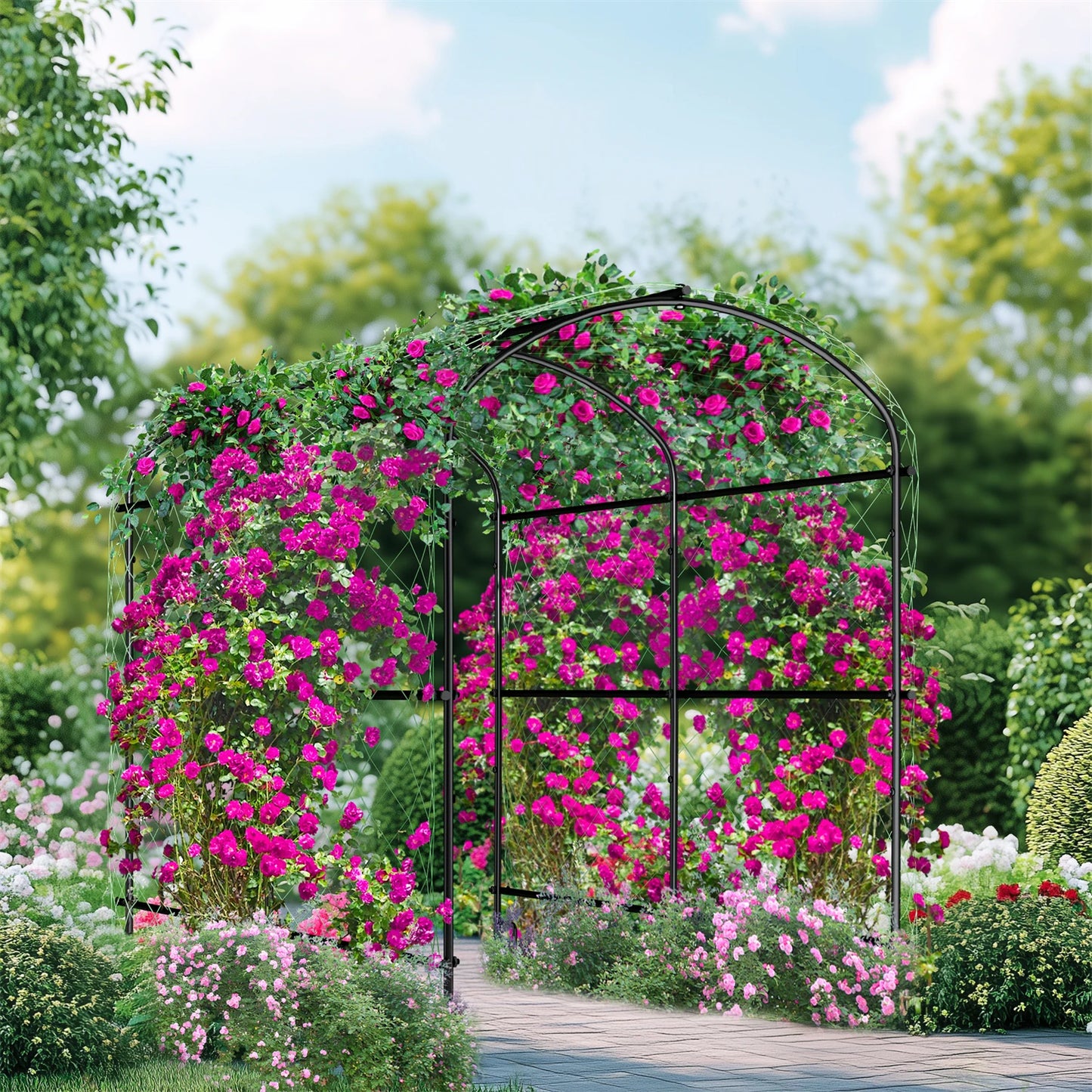U Shaped Garden Cucumber Trellis For Climbing Plants