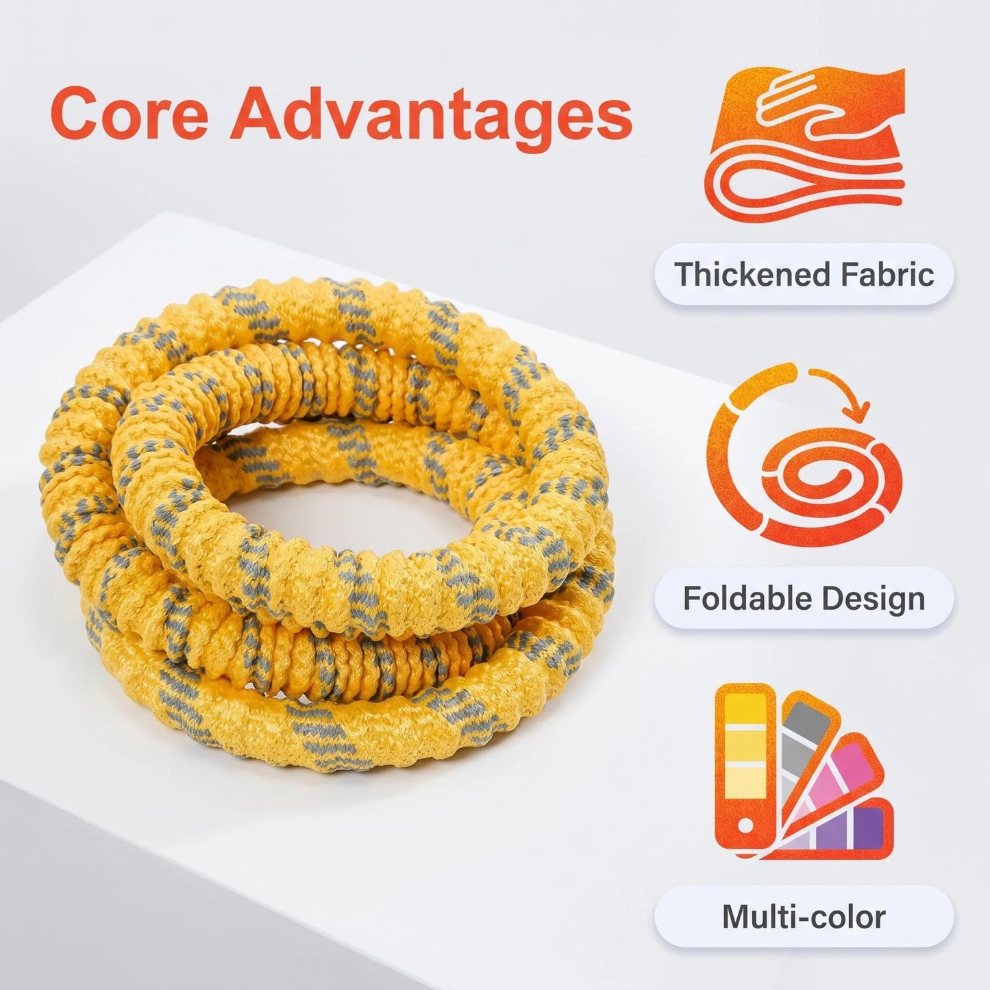 Fitness Circle Pilates Ring Foldable Silent Waist Friendly Portable