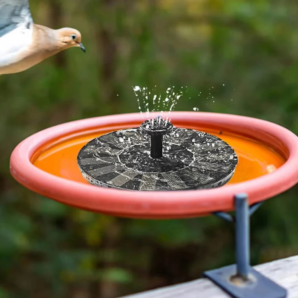 Floating Solar Fountain Pump With 4 Nozzles For Pond Decor