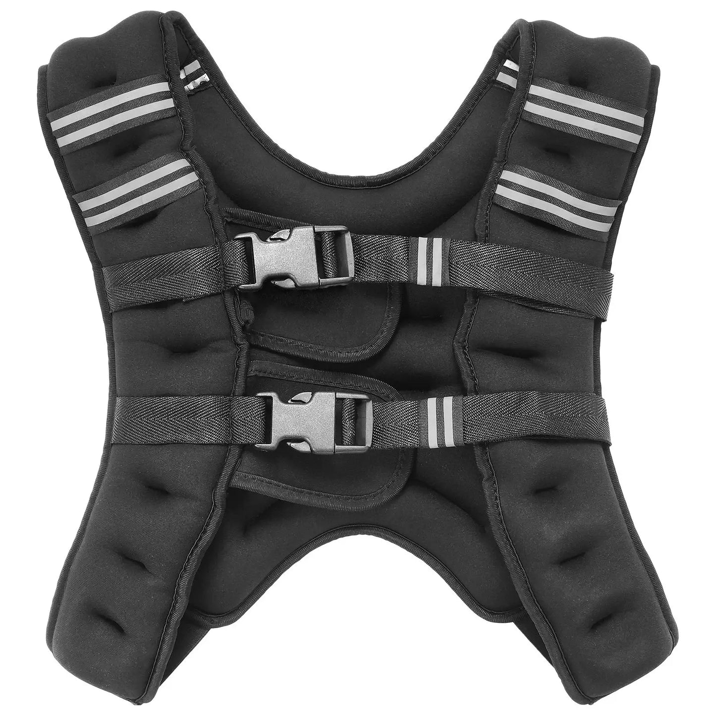 16 Lb Weighted Vest With Reflective Stripe For Men Women