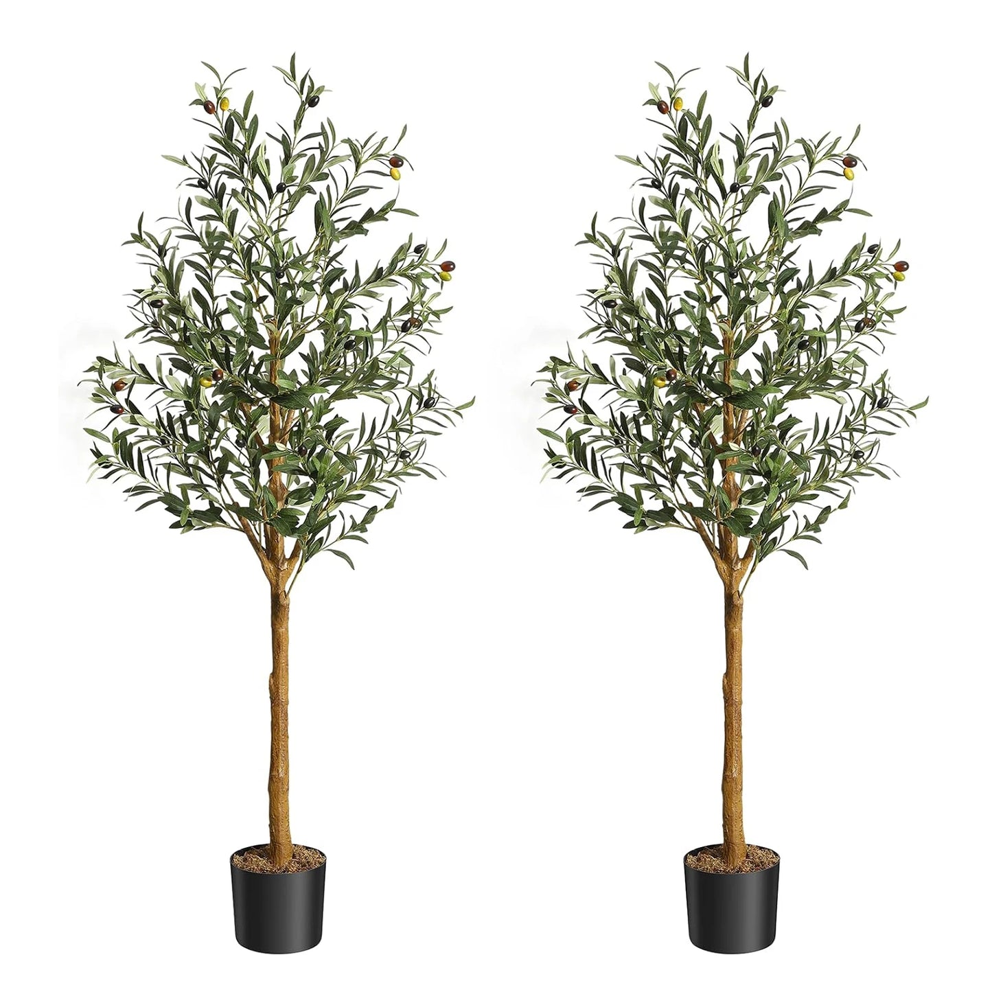 HiMiss Artificial Olive Tree With Pot For Home Garden Decor