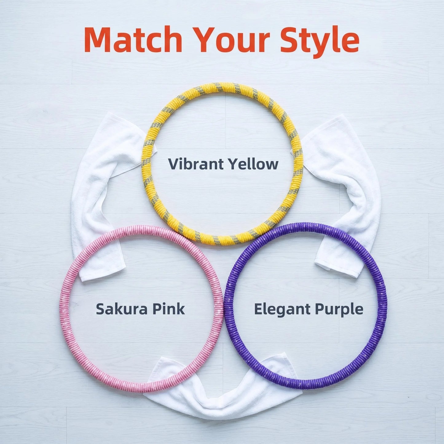 Fitness Circle Pilates Ring Foldable Silent Waist Friendly Portable