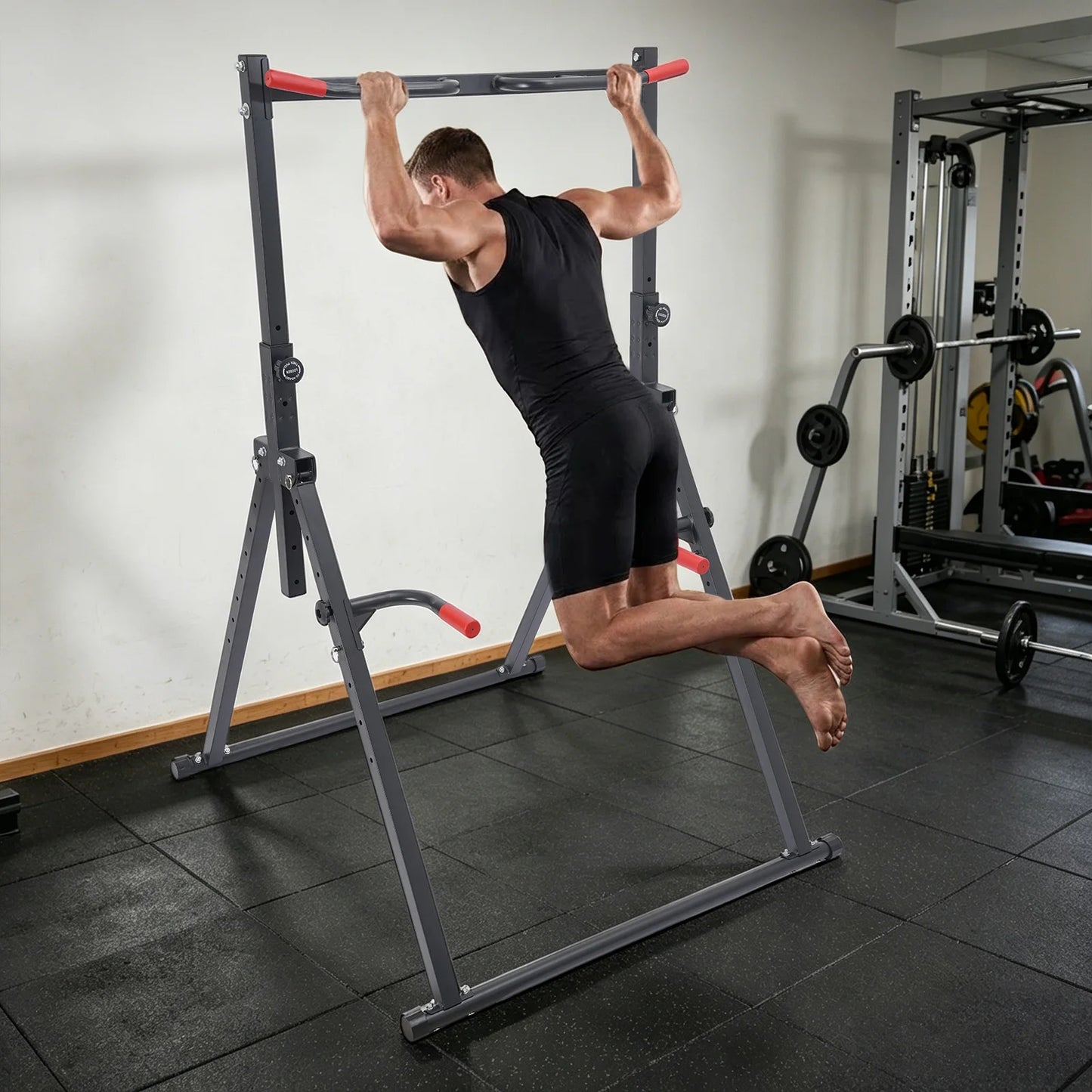 Adjustable Height Power Tower For Pull Ups And Dips 440LBS