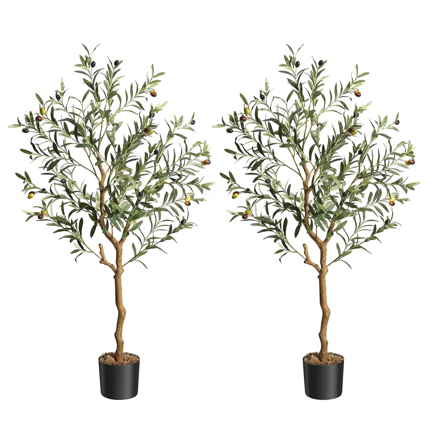 HiMiss Artificial Olive Tree With Pot For Home Garden Decor