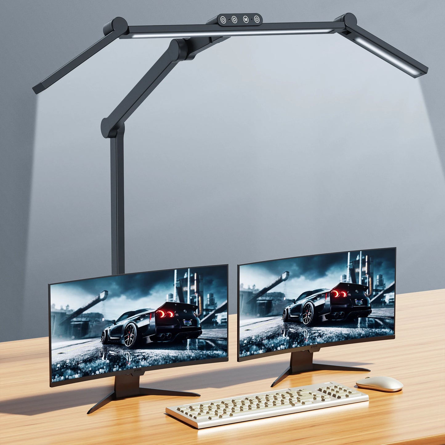 Aiopp Led Desk Lamp With Clamp Auto Dimming Architect Light